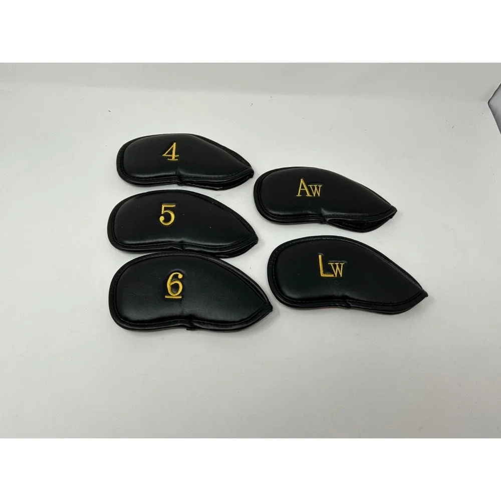 Lot of 5 SteadyDoggie Padded Embroidered Irons Golf Club Covers NEW D3